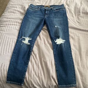 Joe’s Distressed Dark Wash Skinny Jeans | NWOT, Size 31
